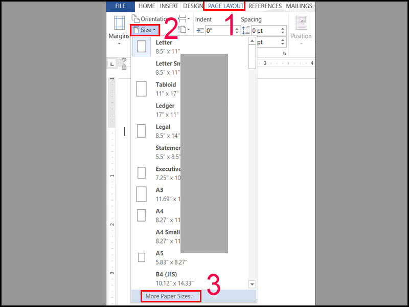 Tùy chỉnh size thành khổ A8